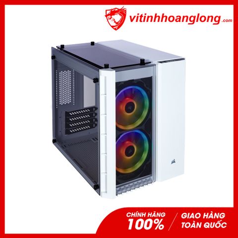  Vỏ Case máy tính Corsair 280X RGB White (CC-9011137-WW) tặng kèm 2 fan 