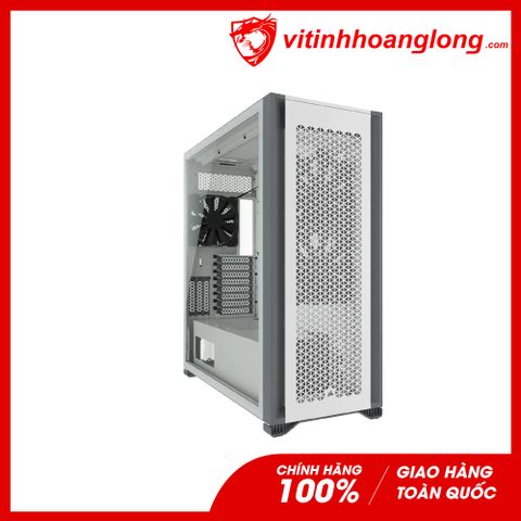  Vỏ Case máy tính Corsair 7000D Airflow TG White (CC-9011219-WW) tặng kèm 2 fan 