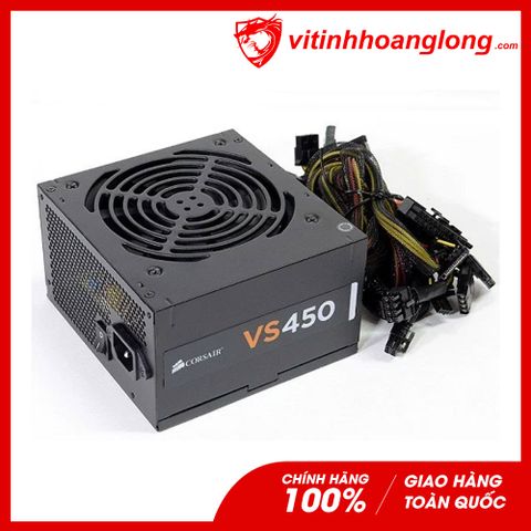  Nguồn máy tính Corsair VS450 450W 80 Plus White 