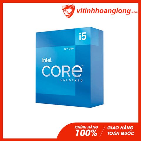  CPU Intel Core i5 12600 ( Up to 4.80GHz, 6 Nhân 12 Luồng, Cache 18MB, Socket LGA1700 ) 