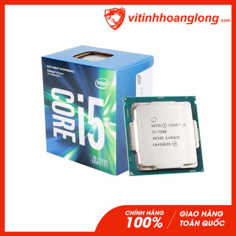  CPU Intel Core i5 7500 ( 3.80GHz, 4 Nhân 4 Luồng, Cache 6MB, Socket LGA 1151) 