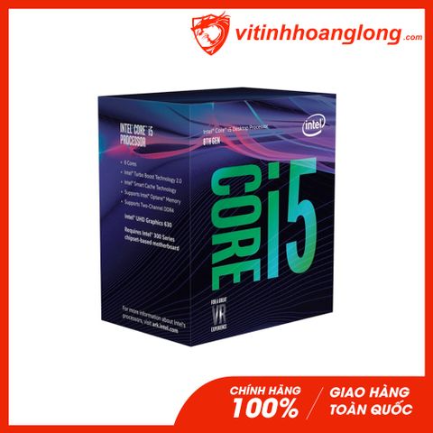  CPU Intel Core i5 8400 ( 4.00GHz, 6 Nhân 6 Luồng, Cache 9MB, Socket LGA 1151V2 ) 