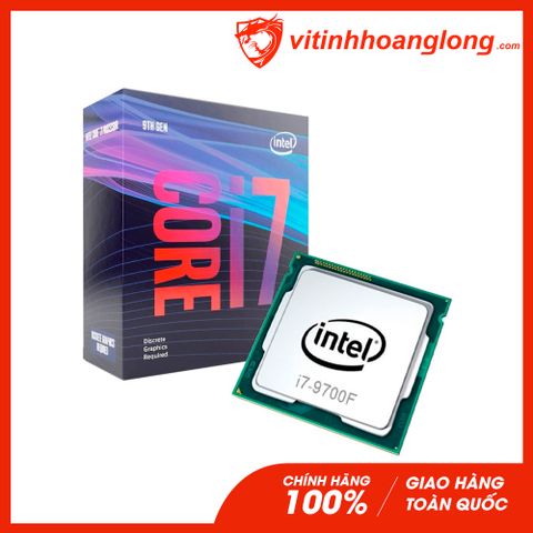  CPU Intel Core i7 9700F (4.70GHz, 12M, 8 Cores 8 Threads) (Không GPU) 