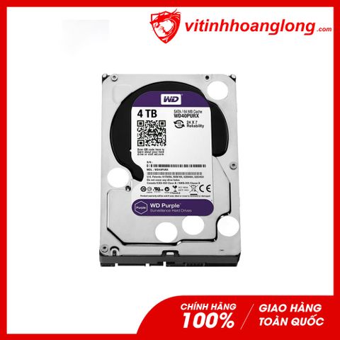  Ổ cứng HDD WD Western Digital 4T (WD40PURX) Renew 