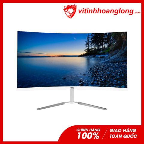  Màn hình máy tính HKC 27 Inch M27A9X-W FHD 75Hz VA 8ms Gaming Cong (Trắng) 