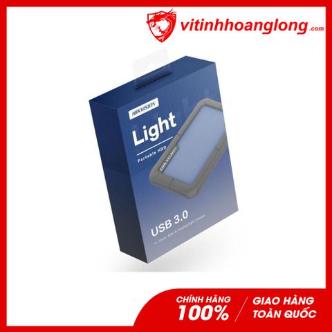  Ổ cứng HDD Hikvision 1TB 2.5 inch USB 3.0 Tốc độ 5400rpm, màu xanh, chống sốc 