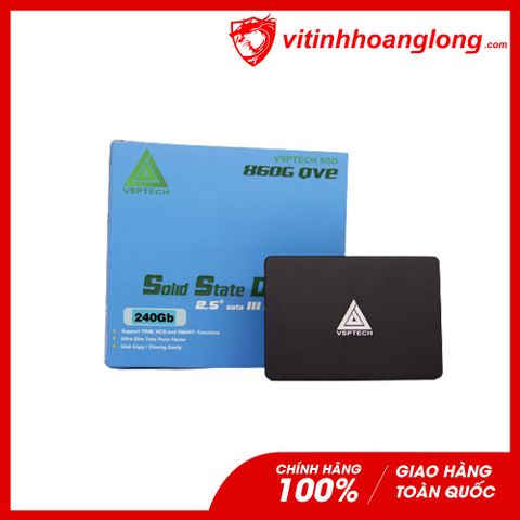  Ổ cứng SSD Vsp 240G 960 QVE Vỏ nhôm 500/450MBs 