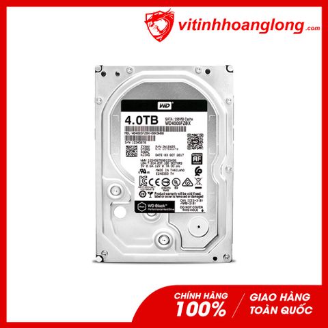  Ổ cứng HDD WD Western Digital 4TB Black (WD4005FZBX) 