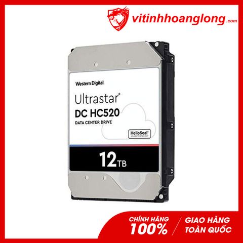  Ổ cứng HDD WD Western Digital 12TB Digital Ultrastar DC HC520 (HUH721212ALE600) 