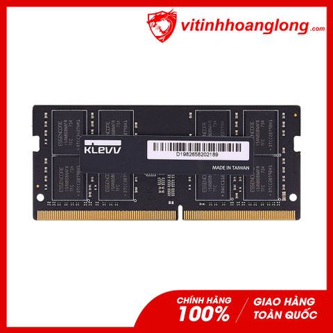  Ram Laptop DDR4 Klevv 8G Bus 3200 Standard So-dimm (KD48GS881-32N220A) 