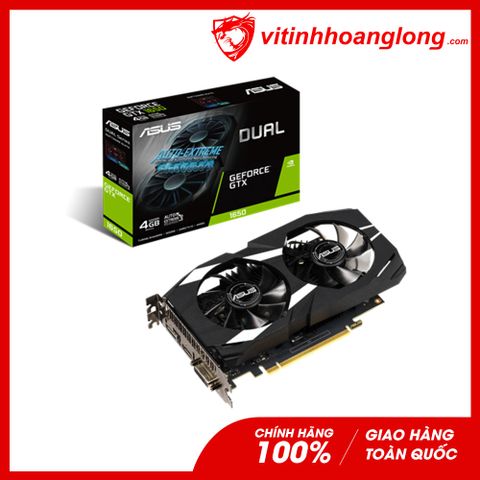  Card màn hình VGA Asus Geforce GTX 1650 Dual 4GB DDR5 ( DUAL-GTX1650-4G) 