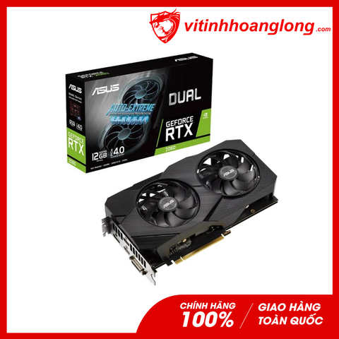  Card màn hình VGA Asus Geforce RTX 2060 EVO 12GB GDDR6(DUAL-RTX2060-12G-EVO) 