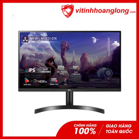  Màn hình máy tính LG 27 Inch 27QN600-B 2K QHD IPS 75Hz 5ms HDR10 sRGB 99% ( 27QN600-B.ATV) 