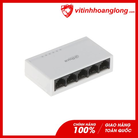  Thiết bị chia mạng Switch 5 port Dahua (PFS3005-5ET-L) 10/100Mbps 