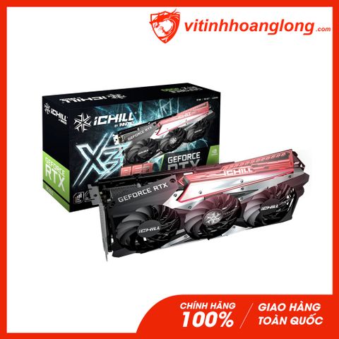  Card màn hình VGA INNO3D RTX 3060 12GB GDDR6 IChill X3 RED LHR (C30603-12D6X-167139AH) 