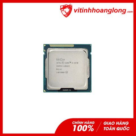  CPU Intel Core i5 3470 ( 3.60GHz, 4 Nhân 4 Luồng, Cache 6MB, Socket LGA1155 ) 