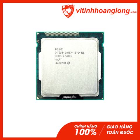  CPU Intel Core i5 2400S ( 3.30GHz, 4 Nhân 4 Luồng, Cache 6MB, Socket LGA 1155) TRAY chưa gồm Fan 