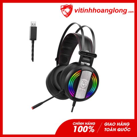  Tai Nghe Có Dây Jin Dun V9 7.1 Surround Gaming RGB (Đen) 