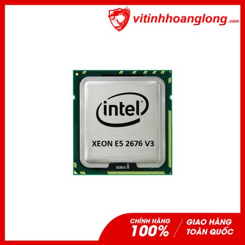  CPU Intel Xeon E5 2676 V3 TRAY Socket LGA 2011-3, 2.4GHz, 12 nhân 24 luồng 