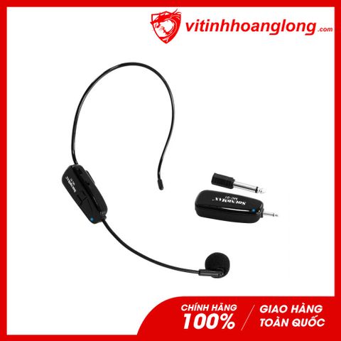  Microphone Wireless Soundmax MC 01 2.4GHz Thu phát tín hiệu KC 80m 