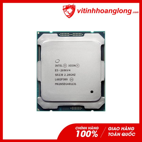 CPU Intel Xeon E5 2696 V4 Socket 2011-3 22 Nhân 44 Luồng