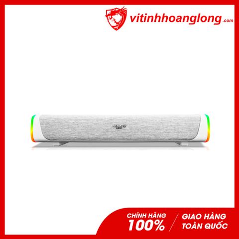  Loa Bluetooth Soundmax SB-201 2.0 Soundbar BLT 5.0 Led RGB(Trắng) 