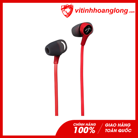  Tai nghe HyperX Cloud EARBUDS Gaming - HX-HSCEB-RD (Đỏ Đen) 