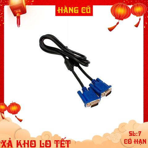  Cáp VGA xanh loại tốt 1.5M Cũ 