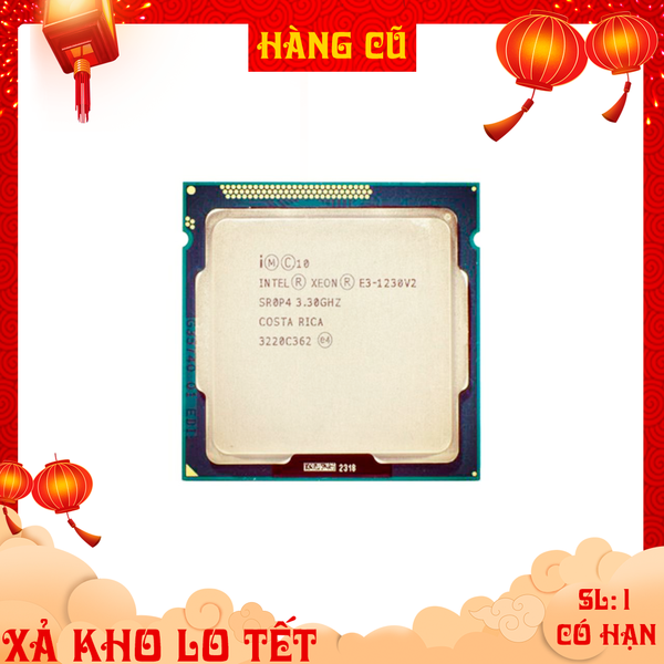 CPU Intel Xeon E3 1240 V2 socket 1155 4 nhân 8 luồng