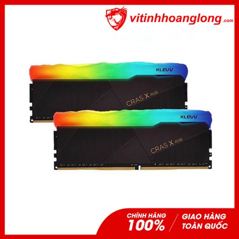  Ram PC DDR4 Klevv 16G Bus 3200 Cras X RGB (2x8G) (KD48GU880-32A160X) 