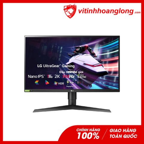  Màn hình máy tính LG 27 Inch 27GL850-B Nano IPS 2K QHD 144Hz 1ms HDR NVIDIA G-Sync/FreeSync 