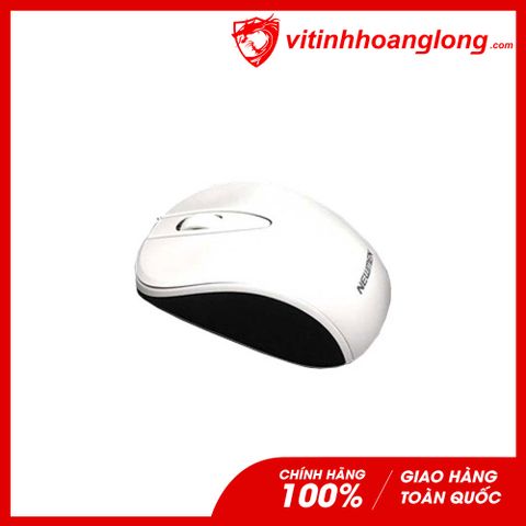  Chuột Văn phòng Không dây Newmen F368 (Đen Trắng) 