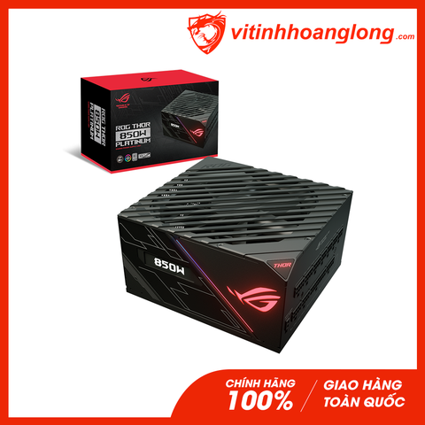  Nguồn máy tính Asus ROG Thor 850W RGB 80 Plus Platinum 