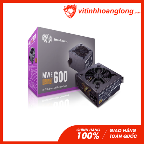  Nguồn máy tính Cooler Master 600W MWE 600 Bronze V2 230V 