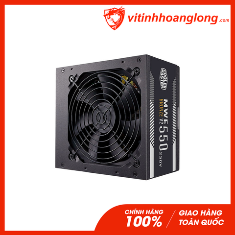  Nguồn máy tính Cooler Master 550W MWE 550 Bronze V2 230V 