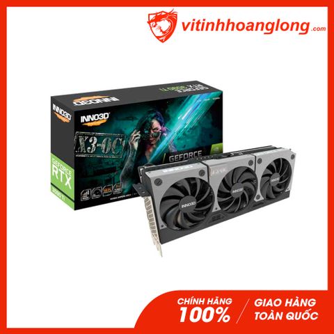  Card màn hình VGA INNO3D GeForce RTX 3090Ti X3 OC 24GB GDDR6X 3 Fan (N309T3-246XX-1890VA46) 