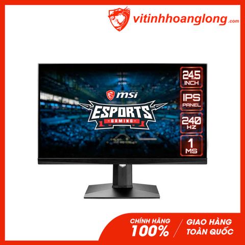  Màn hình máy tính MSI 25 Inch Optix MAG251RX FHD IPS 240Hz 1ms G-Sync Gaming 