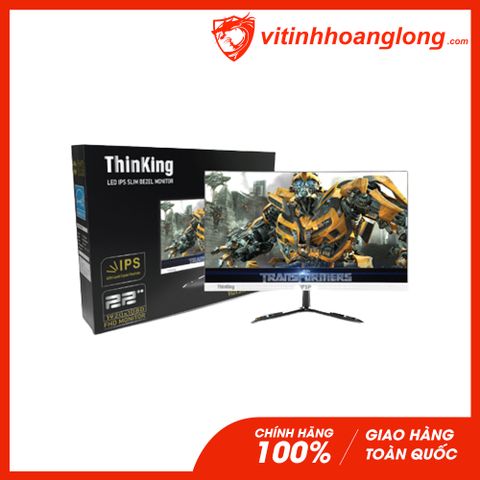  Màn hình máy tính VSP 21.5 Inch Full Viền V2211S FHD HVA 75Hz trắng - đen 