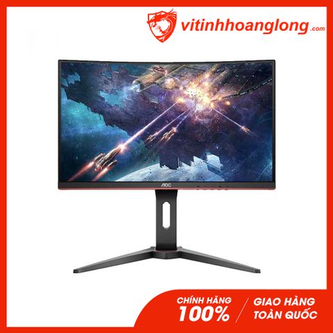  Màn hình máy tính AOC 27 Inch C27G1/74 FHD 144Hz 1ms Freesync Cong 