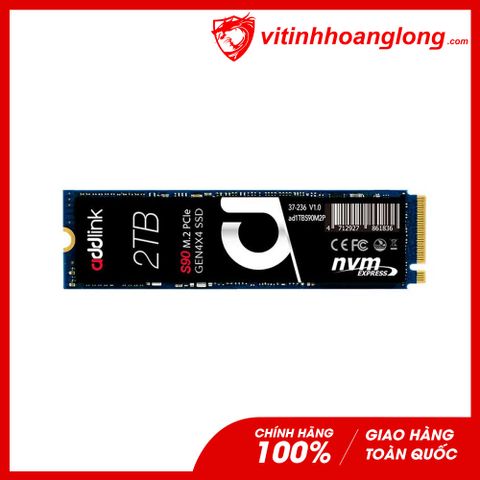  Ổ cứng SSD Addlink 2TB S90 M.2 2280 PCle Gen4x4 TLC (NVMe 1.3) 