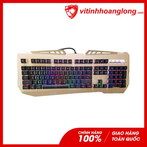  Bàn Phím Giả Cơ Fuhlen G37S Gold Gaming Led (Vàng) 