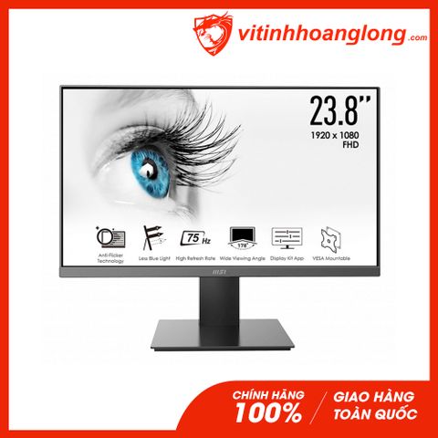  Màn hình máy tính MSI 23.8 Inch PRO MP241X FHD VA 8ms 75Hz 