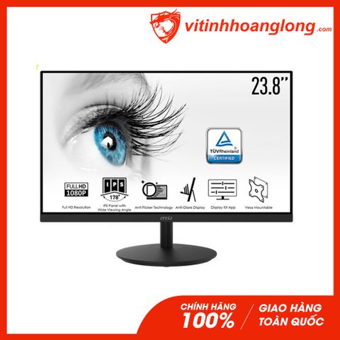  Màn hình máy tính MSI 23.8 Inch PRO MP242 FHD IPS 5ms 75Hz 