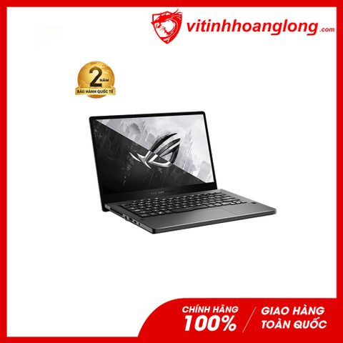  Laptop Asus Gaming ROG Zephyrus GA401QH-HZ035T: R7-5800HS, GTX 1650, Ram 8GD4, 512GB-SSD, 14 inch FHD-144Hz, Finger Print, W10SL (Xám) 