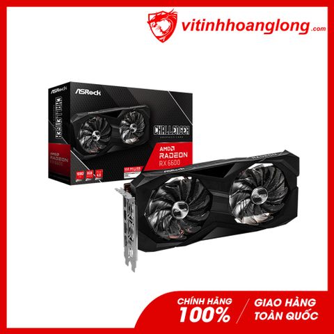  Card màn hình VGA ASRock Radeon RX 6600 8GB GDDR6 Challenger D RX 6600 CLD 8GB 