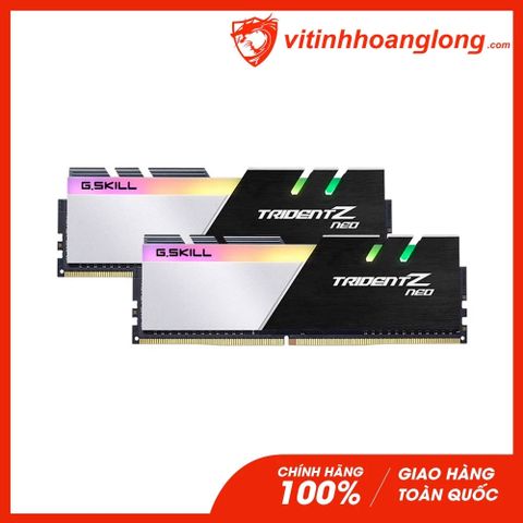  Ram PC DDR4 Gskill 32G Bus 3600 Trident Z NEO RGB (F4-3600C18D-32GTZN) (2x 16GB) 