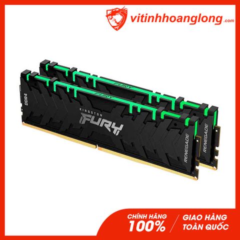  Ram PC DDR4 Kingston 16G Bus 3200 Fury Renegade RGB K2 (2x 8GB) (KF432C16RBAK2/16) 