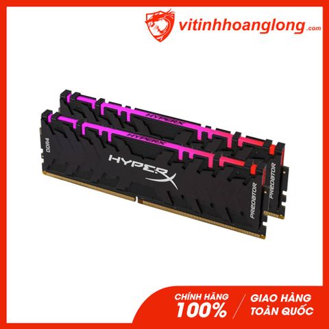  Ram PC DDR4 Kingston 32G Bus 3200 HyperX Predator RGB (2x 16GB) (HX432C16PB3AK2/32) 