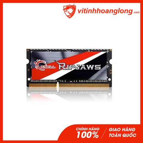  Ram Laptop DDR3 Gskill 8GB Bus 1600 Ripjaws SODIMM Chính Hãng (F3-1600C11S-8GRSL) 