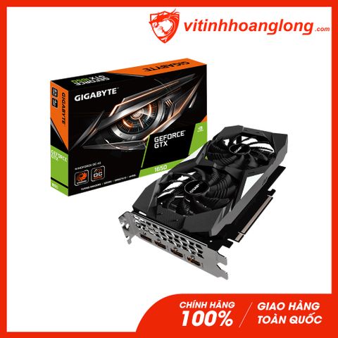  Card màn hình VGA Gigabyte Geforce GTX 1650 OC 4GB 1 Fan (GV-N1650OC-4GD) 